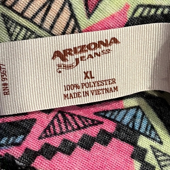 Arizona Jeans Company multi colored tank top Sz XL - Picture 8 of 8